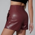 thumbnail image 6 of RUTAYY Women's Skirt Skorts High Waisted Bodycon Irregular Skort Solid Color Soft Comfortable Trendy Travel Mini Skirt, 6 of 7