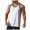 White, variant on uikmnh Fall Sweater New Fitness Vest Sleeveless I Shirt for Men's Outdoor Running and Leisure Sports
