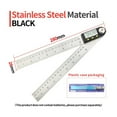 thumbnail image 2 of Protractor Digital Goniometer Electronic Digital Angle Gauge Angle Finder Metal Angle Ruler ,Accurate Measurement, 2 of 8