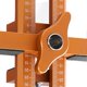 thumbnail image 2 of Cabinet Door Mounting Jig, Installation Positioner, Adjustable Aluminum Alloy Woodworking Leveler with Rebound Hole, Clamping Thickness 7-40mm, 2 of 4