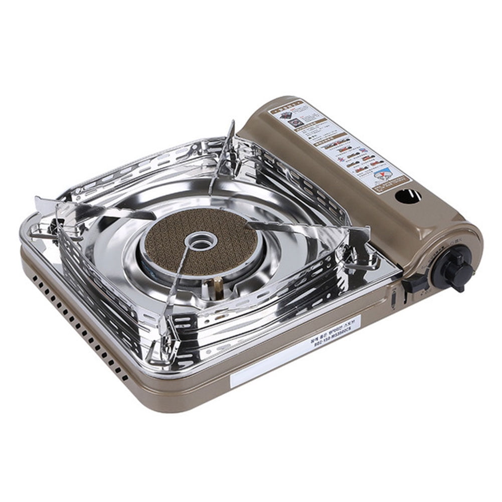 Butane Gas Stove Portable Windproof Butane Countertop Range with Carrying Case for Outdoor