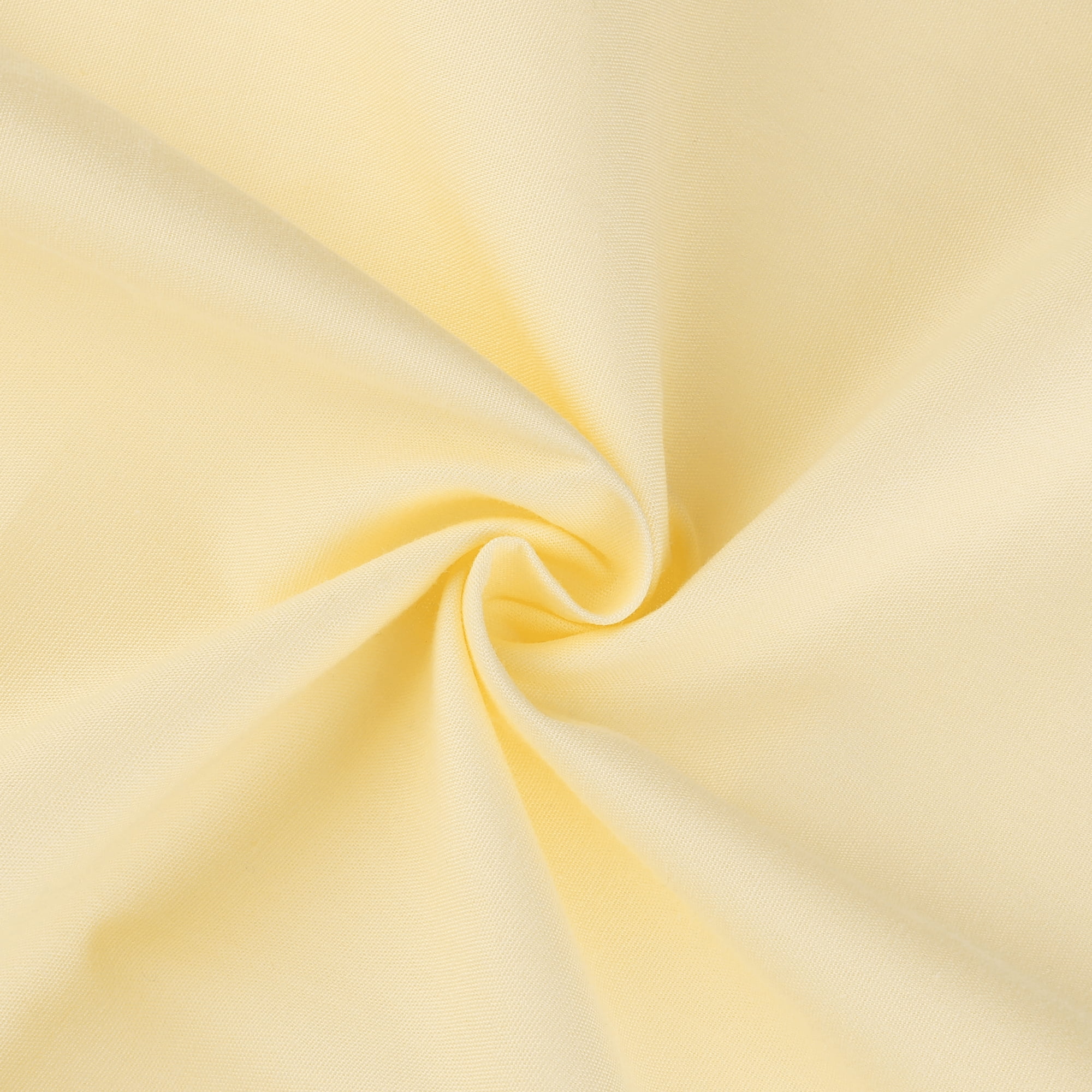 Unique Bargains Envelope Closure Cotton Durable Easy Care Pillowcases (2 Count) Yellow Queen