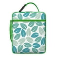 thumbnail image 5 of Botanical Insulated Lunch Bag Box Student Reusable Lunch Bag with Side Pocket Lunch Tote Portable Bag Picnic Hiking, 5 of 6
