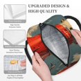 thumbnail image 3 of Lsque Rusty Rocket Launch Print Lunch Bag, Insulated Lunch Box, Small Leakproof Cooler Food Lunch Containers Reusable High Capacity Lunch Tote Bags, 3 of 6