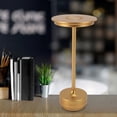 thumbnail image 1 of Lámpara De Mesa De Noche, Lámpara De Mesa LED Portátil Regulable Continua Y Regulable Con Control Táctil De Hierro De Aluminio Recargable Por USB Para Bar, 1 of 7