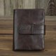 thumbnail image 1 of Marrón - Corto - Cartera de hombre de piel de vacuno con capa de cabeza antigua ultrasuave Cartera de mujer de cuero encerado con aceite vintage Patrón corto Cuero genuino Multi - Tarjetero, 1 of 5