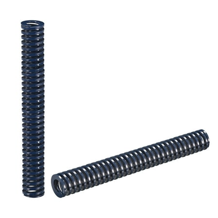 

Die Spring 2 Pack 27mm OD 200mm Long Spiral Stamping Light Load Compression Die Springs Blue