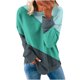 thumbnail image 2 of ICHUANYI Clearance Women's Fashion Printed Loose T-shirt Long Sleeves Blouse Round Neck Casual Tops Sweatshirt Hoodies(Mint Green, XXL) ICHUANYI WER2023081511294, 2 of 5