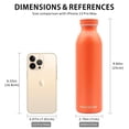thumbnail image 2 of Botella de Agua AIDAWAYLAI de Acero Inoxidable 600 ml Naranja, 2 of 6