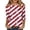 2-Red, variant on MuXiKeJi Clothes 250th Anniversary USA Shirt Women America 250 Shirt 3/4 Sleeve Patriotic Flag Eagle Print Tops 1776-2026 Tshirt Gifts