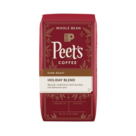 Peet,S Coffee & Tea, Holiday Whole Bean Coffee, 10 Ounce
