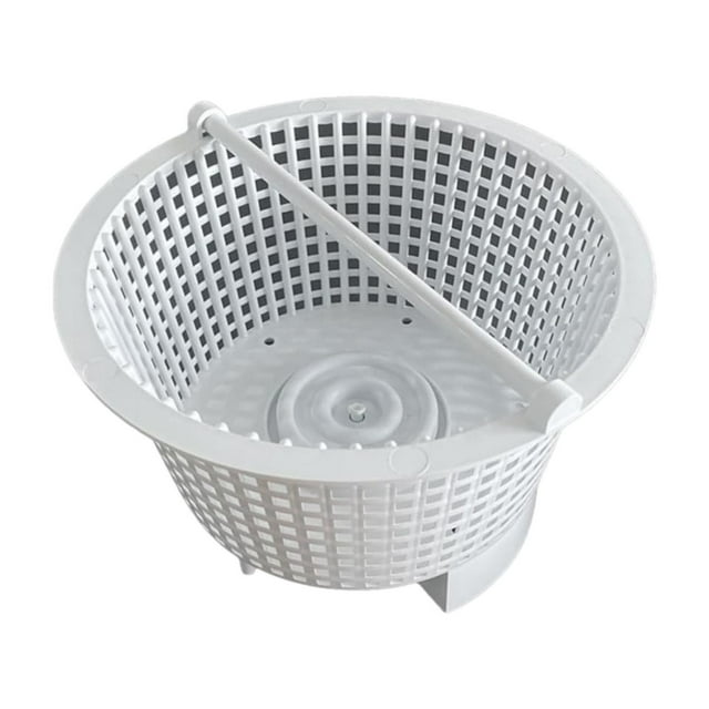 koolsoo Pool Skimmer Basket Easy Installation Anti Clogging Remove Leaves and Debris White