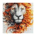 thumbnail image 4 of Awypu Majestic Lion Square Tablecloth Full Width Single-Sided Printing 36*36, 4 of 8