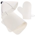 thumbnail image 4 of 1 Juego de gorro de Sauna de fieltro para mujer, gorro de Sauna, guante, gorro de Sauna transpirable, gorro de ducha para baño, 4 of 6