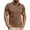 Khaki, variant on WIZUTIZ Short Sleeve T Shirts for Man Summer Fall Crew High Neck Plain Tops Shirt Mens 2026 Fashion Y2K