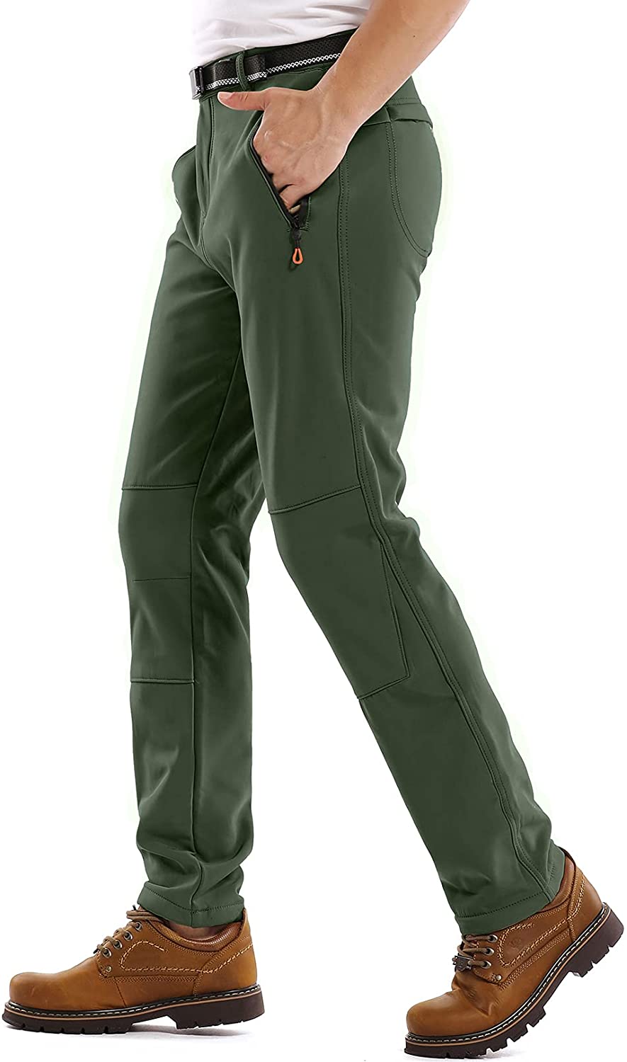 Hiking Pants Mens,Waterproof Fleece Ski 