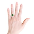 thumbnail image 4 of ANGARA Classic Oval Lab Grown 2.25 Ct Emerald Couture Engagement Ring for Women in 14K Yellow Gold (Size-10x8mm) | May Birthstone, Anniversary, Jewelry Gift for Women | Lab-Grown Emerald Ring, 4 of 9