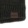 thumbnail image 2 of Xfvqtps Mens Beanie Knitted Plush Lining Solid Color Simplicity Stretch Soft Thickened Windproof Coldproof Warm Winter Slouchy Hat Gray, 2 of 8