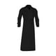 thumbnail image 3 of Gabardina formal para hombre, prenda clásica de moda con bolsillos, solapa de muesca y corte ajustado. Negro S, 3 of 9