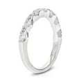 thumbnail image 2 of Vir Jewels 1/2 CTTW Lab Grown Diamond Wedding Band in Sterling Silver Female Adult, 2 of 6