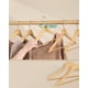 thumbnail image 5 of SONGMICS Percha de Madera, Juego de 20, Delgada, Muescas en Hombros, para Pantalones, Gancho Giratorio 360°, Abedul, Beige Natural MCRW040K01, 5 of 7