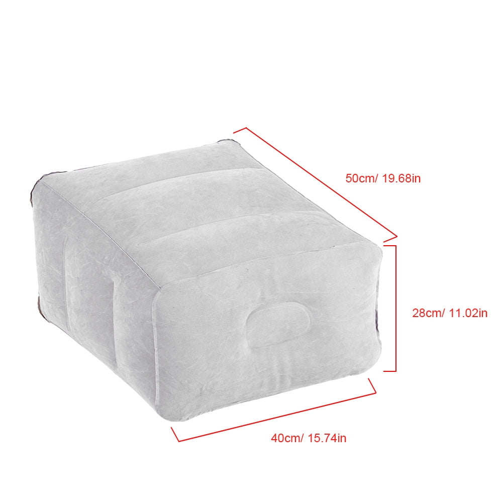 Inflatable Footrest Travel Footstool Comfortable Texture Relax for Room