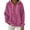 Hot Pink, variant on Women's Fashion Casual Striped Print Pullover Long-Sleeve Hooded Sweatshirt, Classic Fall Winter Wear with Soft Material and Stylish Design for Everyday Use,Army Green,L