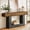 Brown, variant on Tribesigns 63-Inch Long Console Table, 2-Tier Entryway Table Sofa Table with Storage