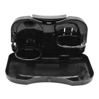 2CUPS Car Cup Holder Expander and Oval Tray Set [Used Like New - Matt Black]