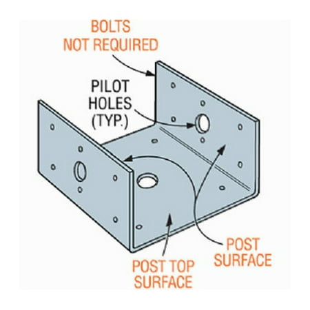 

Simpson Strong Tie BC40Z G185 4 Inch Post Cap Z Max