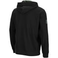 thumbnail image 4 of Men's Colosseum Black Notre Dame Fighting Irish OHT Slim Fit Lightweight Waffle Full-Zip Hoodie, 4 of 4