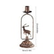 thumbnail image 3 of Candelabro Navideño | Bandeja de Hierro Dorado para Velas | Adorno Rústico Marrón para Fiestas | Base Decorativa de 22 Cm para Centro de Mesa de Repisa y Decoración de Temporada, 3 of 6
