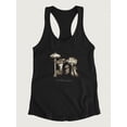 thumbnail image 3 of Les Champignons Racerback Tank Women -Naomi McCavitt Designs, Female Large, 3 of 4