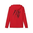 thumbnail image 2 of Effete Feline Claw Marks Scratch adidas® Unisex Fleece Hoodie, 2 of 4
