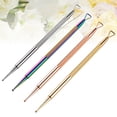 thumbnail image 1 of YSNOOWE 4Pcs Metal Nail Pusher Assorted Color Textured Grip for Remove DIY Artists Home Use, 1 of 8