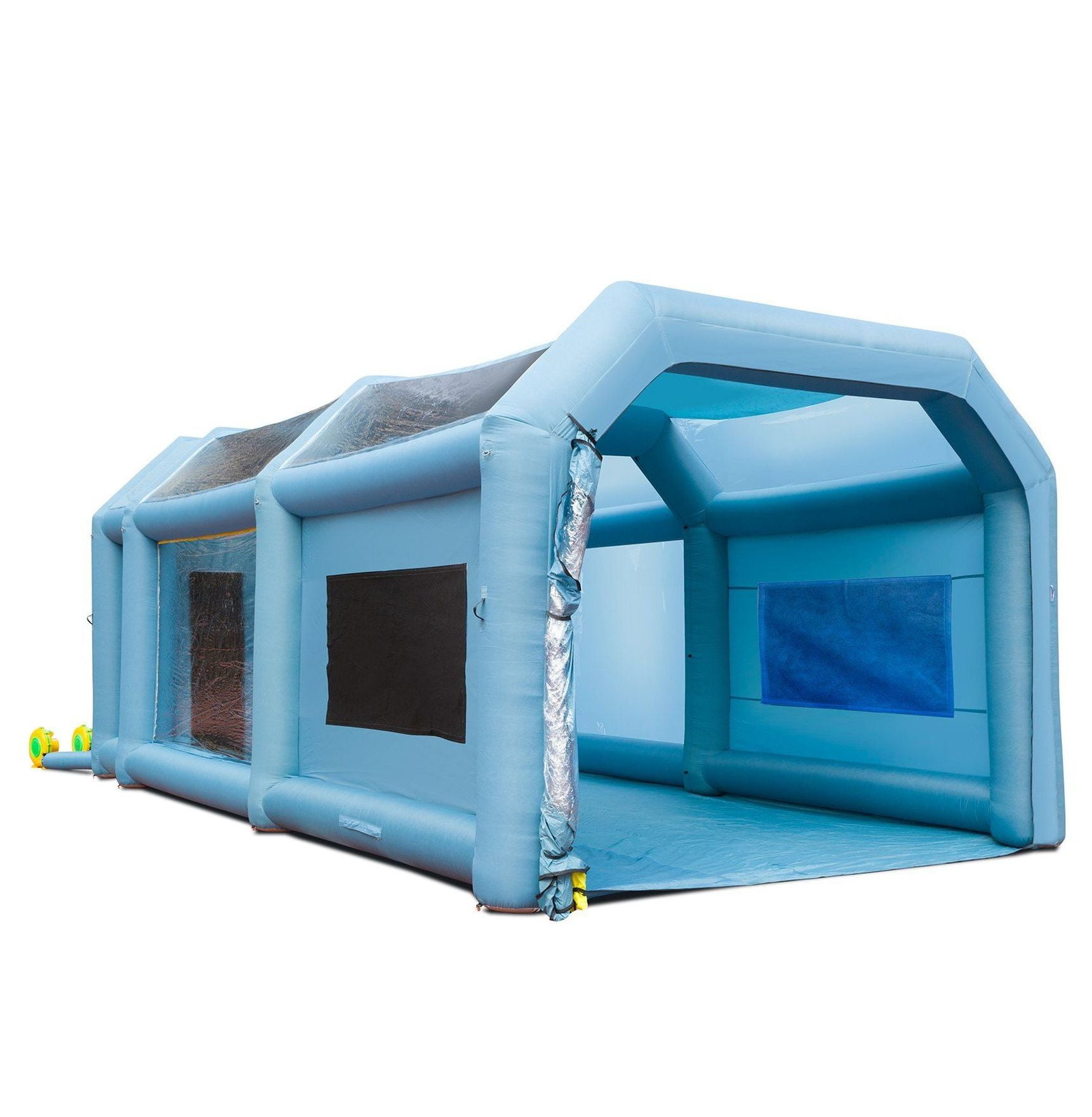 Inflatable Paint Booth 28x16x11ft, Car Paint Tent with Blowers