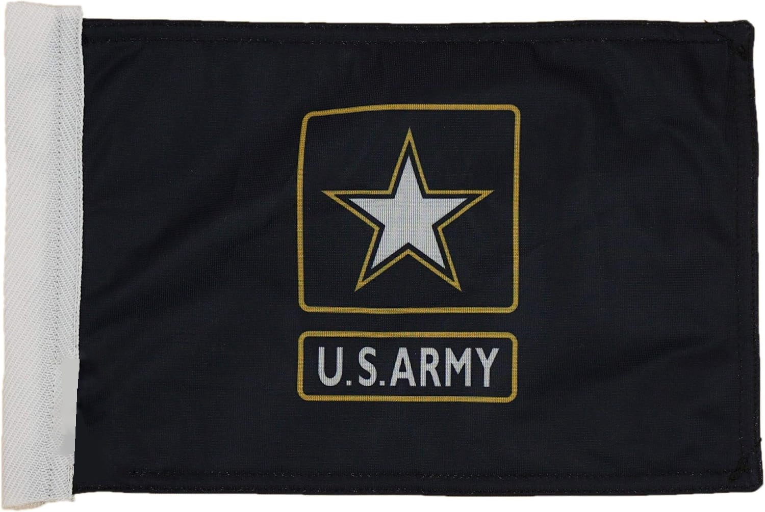 US Army Flag 3x5 Outdoor Double Sided American United States Black Star Army Flags U.S. Army Single Star Flag with 2 Brass Grommets Banner for Home Company Garage Wall