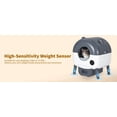 thumbnail image 6 of 76L Smart Self-Cleaning Cat Litter Box with App Control, Automatic Covered Litter Tray for Multiple Cats – Quiet Odor Control, Safety Sensors, LED Night Light, Includes Trash Bags, 6 of 34