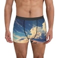 thumbnail image 1 of Fotbe Western Desert Cloud Cowboy Calzoncillos Tipo Boxer con Bolsa de Soporte Total para Hombre, X-Temp Fresco, Transpirable y de Secado Rápido-X-Large, 1 of 5