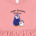 thumbnail image 4 of Inktastic Happy Birthday, Mama Cute Penguins Girls Baby Dress, 4 of 5