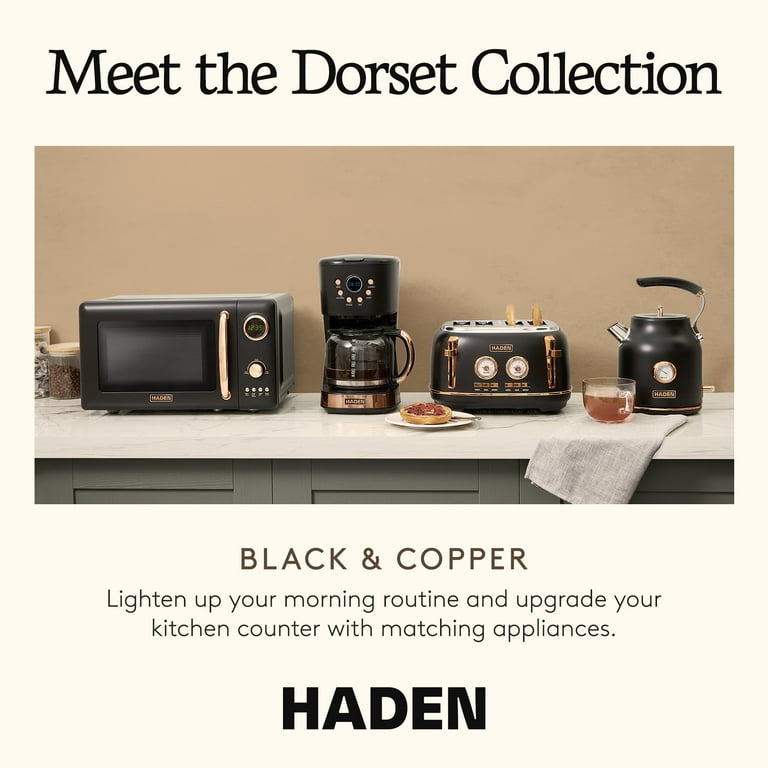 Free Shipping! Haden Dorset 4-Slice Wide Slot Stainless Steel