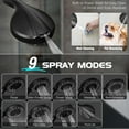 thumbnail image 4 of Shower Head 12'' High Pressure Rain Shower Head Combo, Filtered Handheld with 10 Water Spray, 3-Way Diverter Extension Arm Rainfall Showerhead, Adjustable Shower head with Anti-Clog Nozzles, 4 of 16