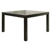Modern Wood Counter Height Kitchen Dining Table All Sides Finished Black