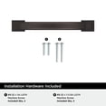 thumbnail image 4 of Amerock Sheffield 3-3/4 inch (96mm) Center-to-Center Oil-Rubbed Bronze Cabinet Pull, 10 Pack, 4 of 4