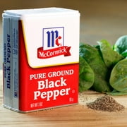 McCormick Ground Pepper Black, 3 oz