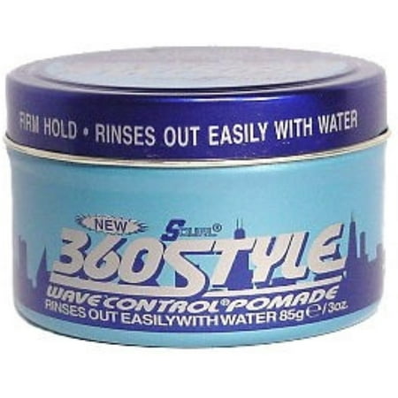 Luster's S-Curl 360 Style, Wave Control Pomade 3 oz (Pack of (Best Products For 360 Waves)