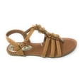 thumbnail image 2 of Victoria K Triple Flowers With Crossover Straps Sandals (Women), 2 of 4