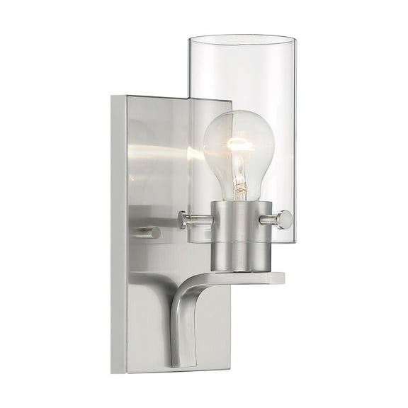 Sommerset 1 - Light Brushed Nickel / Silver Contemporary / Modern