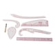 thumbnail image 1 of Regla De Costura De Patrón, 7 Piezas CM MM Regla Curva Francesa Transparente Diferentes Estilos Para Confección, 1 of 7