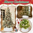 thumbnail image 5 of 22 INCH Christmas Tree Collar Xmas Tree Rings Christmas Tree Base Velvet Xmas Tree Skirt Personalized Sparkle Tree Stand Collar for Holiday Home Party Christmas Decor C, 5 of 9